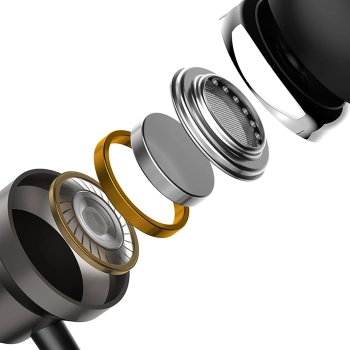 Słuchawki dokanałowe Dudao X10PRO przewodowe 3,5mm mini jack - czarne