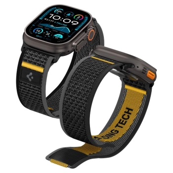 Pasek Spigen Athlex Air na Apple Watch 44 / 45 / 46 / 49 mm - czarny