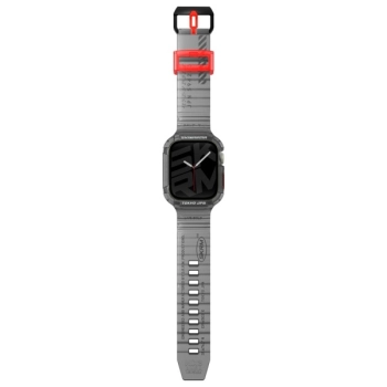 Skinarma pasek+etui Saido 2in1 Apple     Watch 45/44mm dymny/smoke