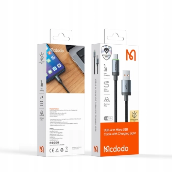 MCDODO KABEL MICRO USB SZYBKIE ŁADOWANIE DO SAMSUNG QUICK CHARGE 4.0 3A 1M