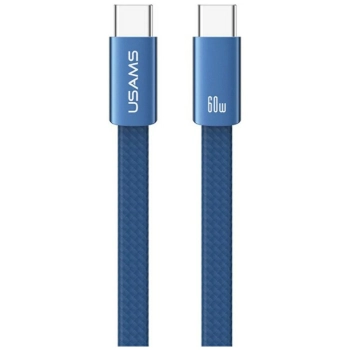 Kabel USAMS U96 60W USB-C do USB-C 1.2m  niebieski