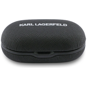 Słuchawki TWS Karl Lagerfeld Saffiano    Logo ENC czarny