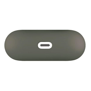 UNIQ etui Lino AirPods ProSilicone szary/grey moss