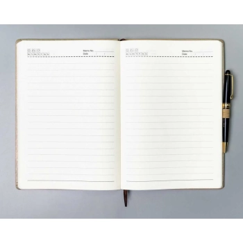 Notes notatnik planer organizer z gumką Peterson A5 w linie elegancki