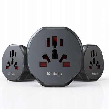 MCDODO ADAPTER PODRÓŻNY PRZEJŚCIÓWKA ANGIELSKA WTYCZKA UK DO USA EU US UK