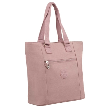 Nylonowy, pojemny shopper damski - Peterson