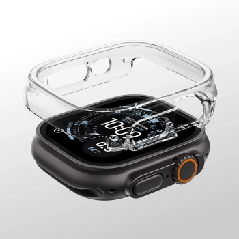 Etui ochronne AMAZINGTHING Minimal na Apple Watch UItra 3 49 mm - przezroczyste