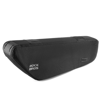 Torba rowerowa Rockbros na ramę pod rurę górną 2,9l - czarna