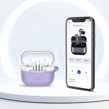 TECH-PROTECT SILICONE HOOK SAMSUNG GALAXY BUDS 3 / 3 FE / 3 PRO LAVENDER