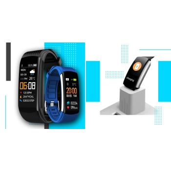 Smartwatch GIEWONT z 2 Paskami do Codziennego Noszenia