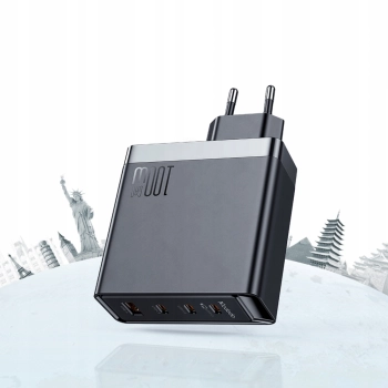 MCDODO SZYBKA ŁADOWARKA SIECIOWA GAN DO MACBOOK 4X USB-C USB 100W KABEL 2M