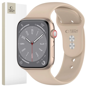 TECH-PROTECT SILICONE APPLE WATCH 6 / 7 / 8 / 9 / 10 / SE (40 / 41 / 42 MM) WALNUT