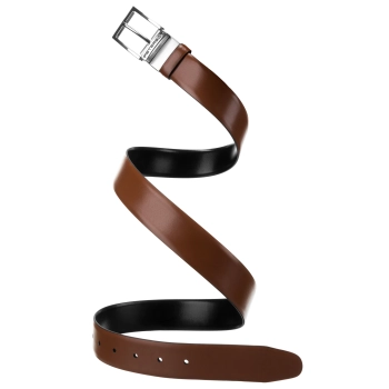 Pasek i z 2 klamerami, elegancki, klasyczny na co dzień