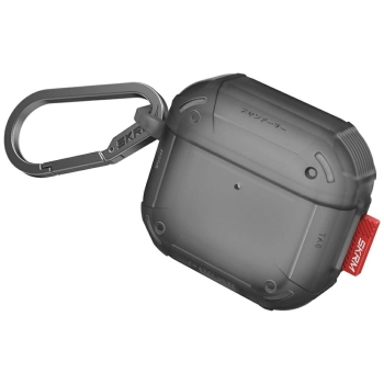 Etui Skinarma Mecha CE do AirPods 4      smoke
