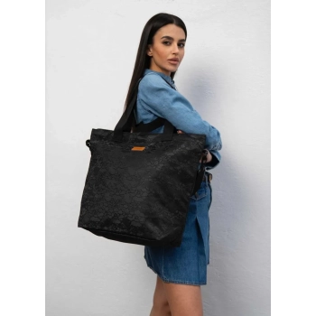 Torba torebka na ramię damska zakupowa shopper na zakupy z paskiem Rovicky