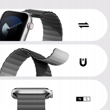 INNOSTYLE PASEK DO APPLE WATCH ULTRA 42 44 45 49 MM WODOODPORNY MAGNETYCZNY