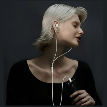 Słuchawki stereo USAMS EP-50 USB-C 1.2m  biały