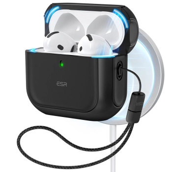 Etui AirPods 4 Orbit Hybrid (czarne)