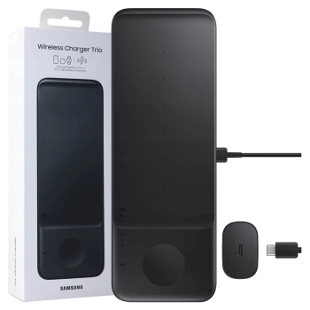 Ładowarka indukcyjna Samsung EP-P6300TBTrio 9W czarny/black