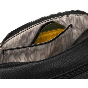 Saszetka damska Peterson crossbody miejska na ramię skórzana