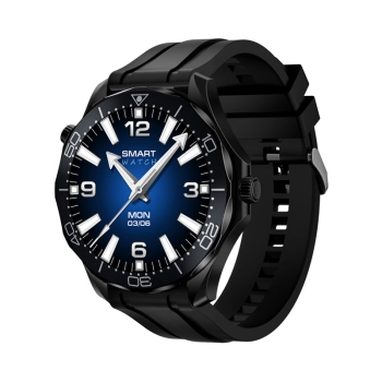 Smartwatch VELTORI VT150-1 Czarny Pasek Silikonowy + Czarna Bransoleta