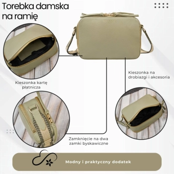 Torebka damska skórzana listonoszka na ramię Paolo Peruzzi