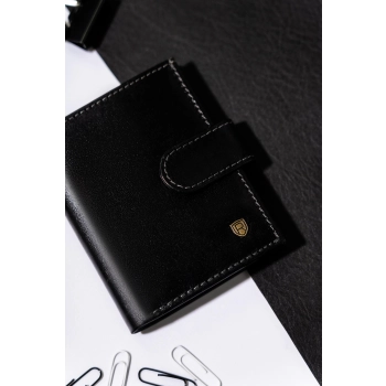 Eleganckie skórzane etui męskie na karty Rovicky RFID praktyczne portfel