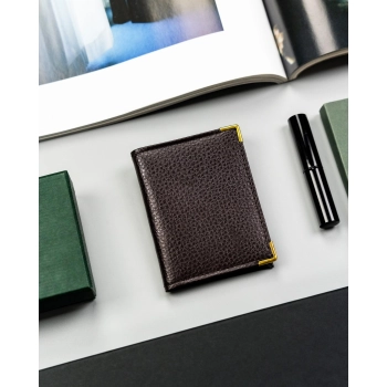 Etui na karty skórzane 302-BL-BROWN