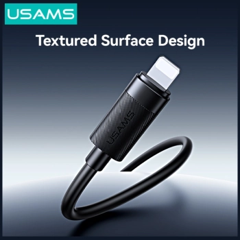 Kabel USAMS U94 30W USB-C do Lightning   1m czarny