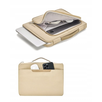 INNOSTYLE TORBA NA LAPTOPA 15 6 16 WODOODPORNA ETUI CASE OMNIPROTECT BEŻOWA
