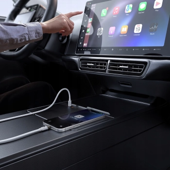 MCDODO KABEL USB-C SZYBKIE ŁADOWANIE USB TYP C 5A 100W 1M LED BIAŁY