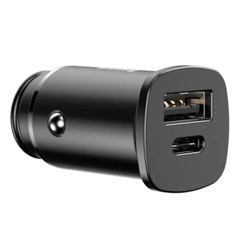 Ładowarka samochodowa Baseus Square PPS QC4.0 / PD3.0 5A 30W (czarna)