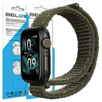 Beline pasek Apple Watch Nylon38/40/41mm cargo khaki