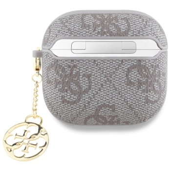 Guess GUA4G4GSMP AirPods 4 cover         różowy/pink 4G Charm Collection