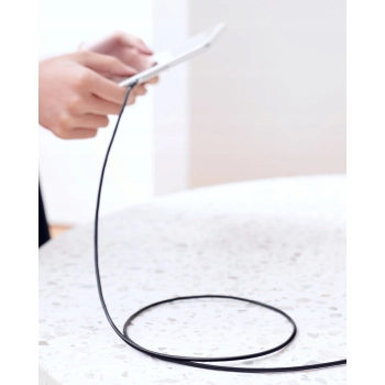 INNOSTYLE JAZZY KABEL USB LIGHTNING MFI SZYBKIEGO ŁADOWANIA DO IPHONE KEVLAR 2M CZARNY