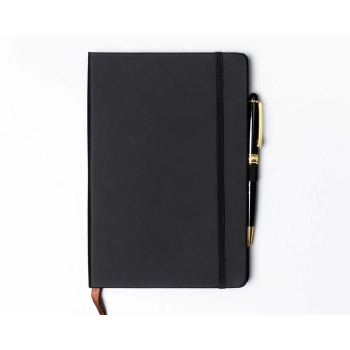 Notes planer notatnik A5 organizer w kropki zeszyt Peterson z gumką